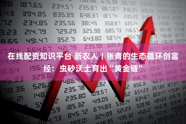 在线配资知识平台 新农人丨张青的生态循环创富经：虫砂沃土育出“黄金链”
